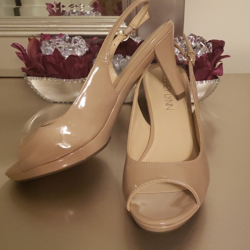 Ladies open toe heels